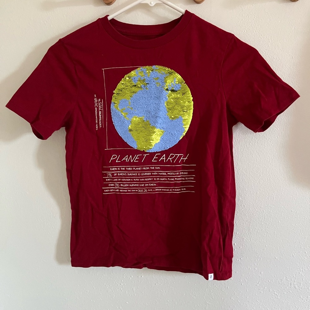GAP Red Planet Earth Kids T-Shirt